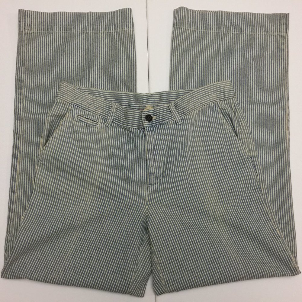 American Living Jeans Size 10 Pinstripe Flare NWOT